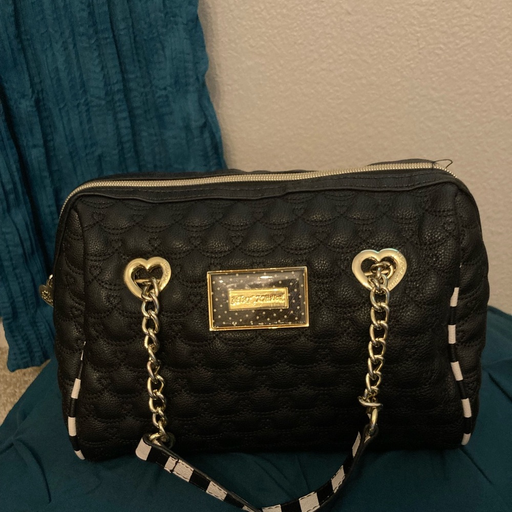 Black Betsey Johnson purse